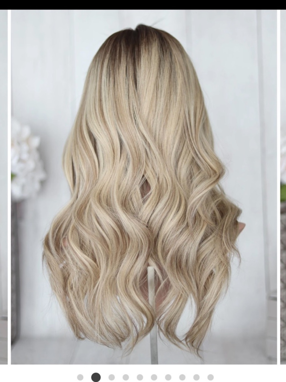 Madison Hair Topper 22" 9"x9" Silk Top Blonde Rooted High-End Topper **NEW PICS* - Picture 4 of 14